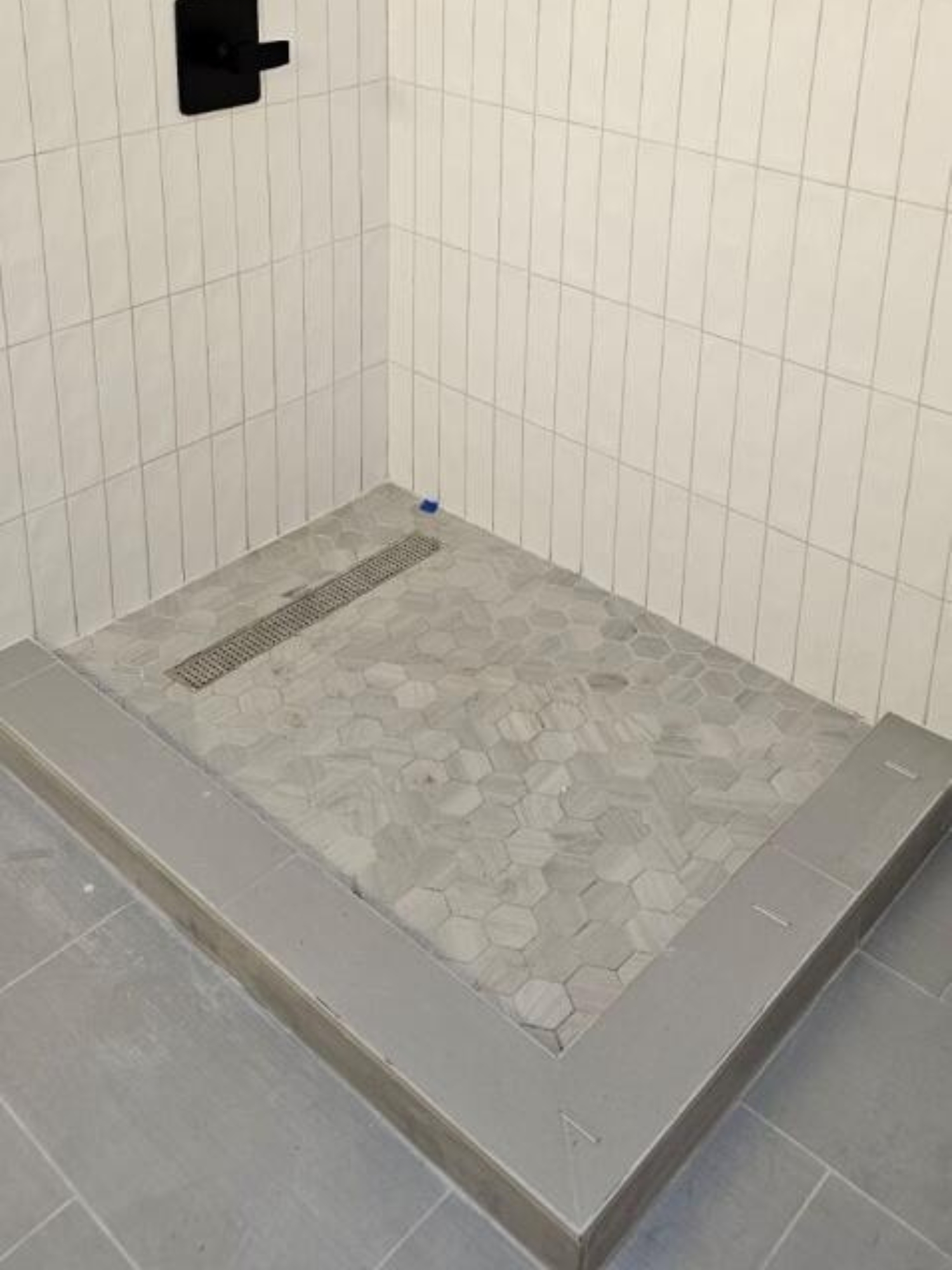 Queen Anne Shower Door Glass Installation